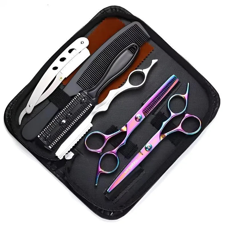 Japanese Hair Scissors Set Hairdressing Scissors Kit Hairdresser Shaver Haircut Scissors