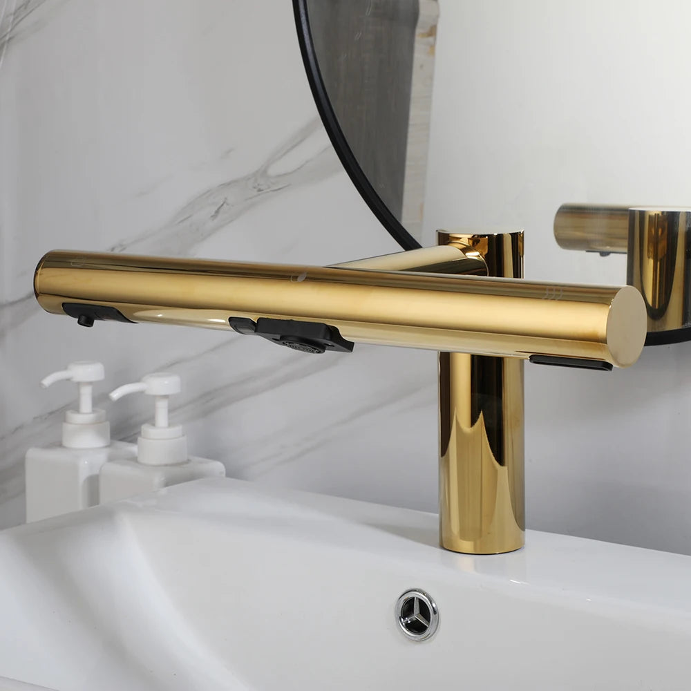 KEMAIDI Bathroom Faucets 3 in 1 Design Automatic Soap Dispenser Powerful Hand Washing Bathroom Hands Dryer Drying Machine Air