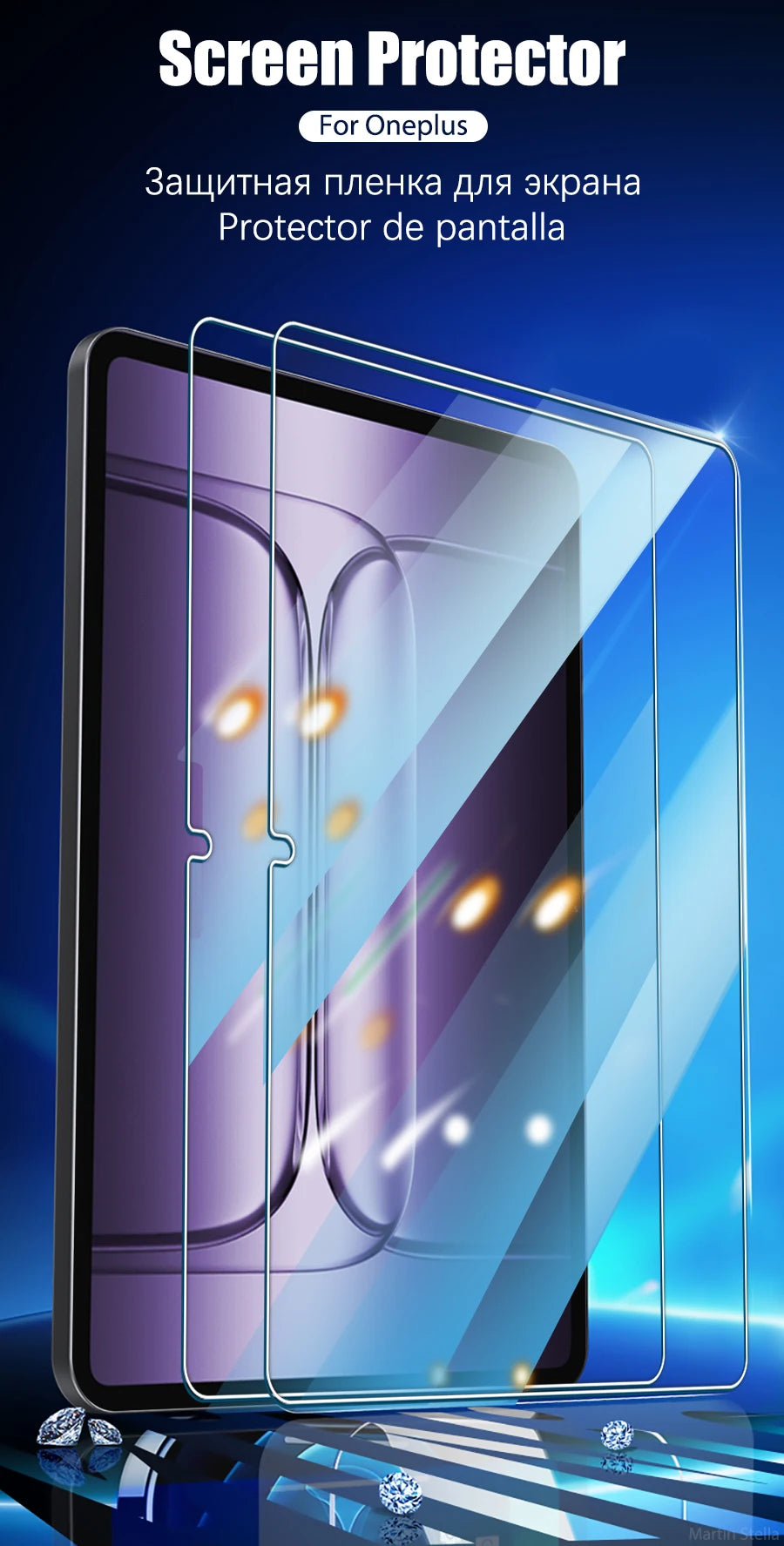 2pcs Tempered Glass Screen Protector For OnePlus Pad 3 13.2 9H Film