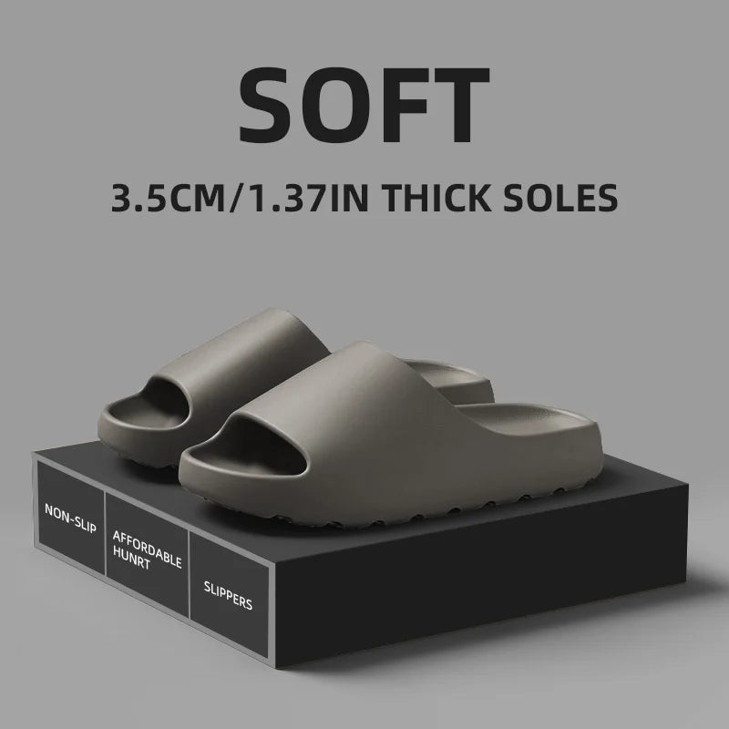 Men's Outdoor Casual Slippers, Home Non-Slip Women's Slippers, Same Style For Men And Women（Shoebox Not Included））