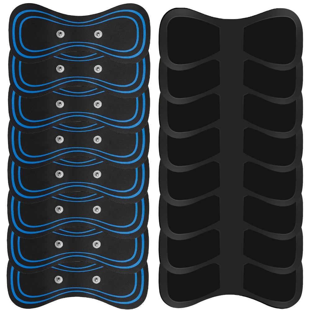 10/20Pcs EMS Muscle Stimulator Sticke Neck Massage Patch Replacement Trainer Hip Exerciser Slimming Tens Body Massager Gel Padsr