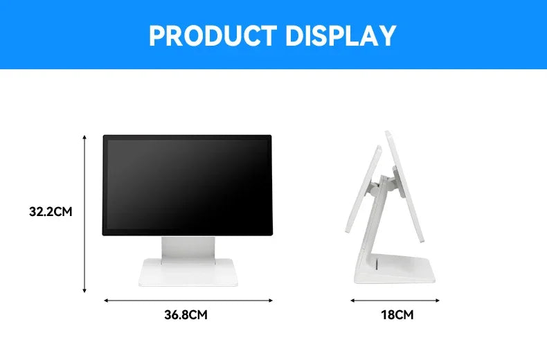 Dual Screen Terminal Cash Register POS All In One System Windows 10/Android For Supermarket Cash Registers Can Connect Printer
