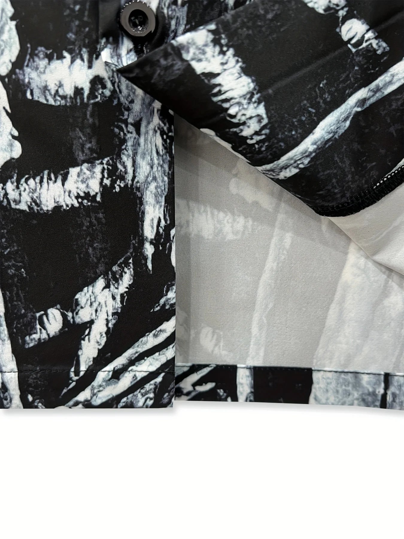The new men's short-sleeved shirt for summer 2025 is a casual fashionable comfortable and soft 3D eye pattern print