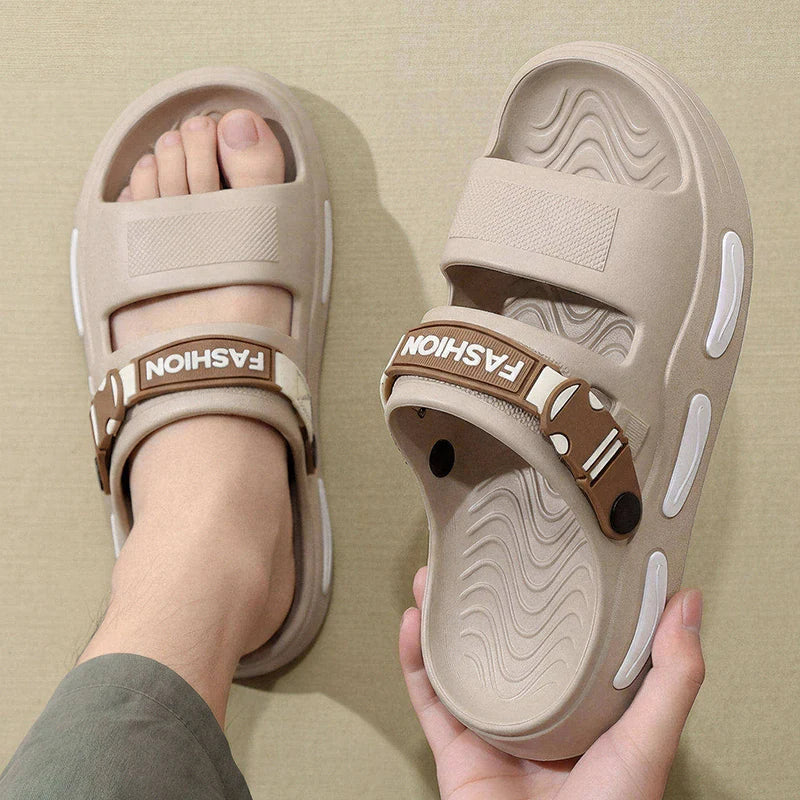 Thick Bottom Men's Sport Sandals Summer 2026 Outdoor Non Slip Drive Beach Sandles Men Lightweight Comfort Eva Platform Slippers
