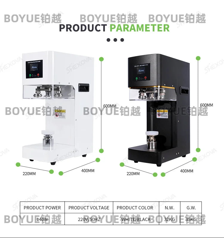 Automatic non-rotating can sealing machine Commercial can  Sealing machine Beverage polyester can