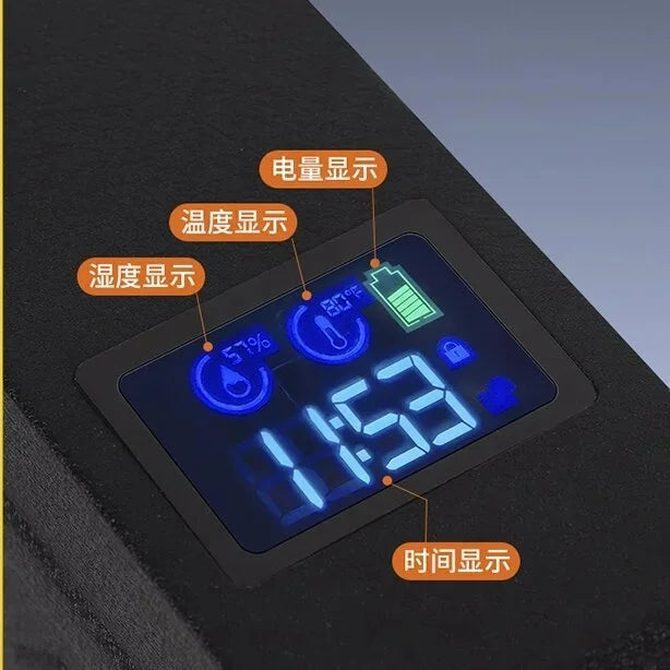 Sliding Gun Case Thickened And Shock-resistant Fingerprint Password Key Lock Gun Safe Sliding Gun Equipment Case