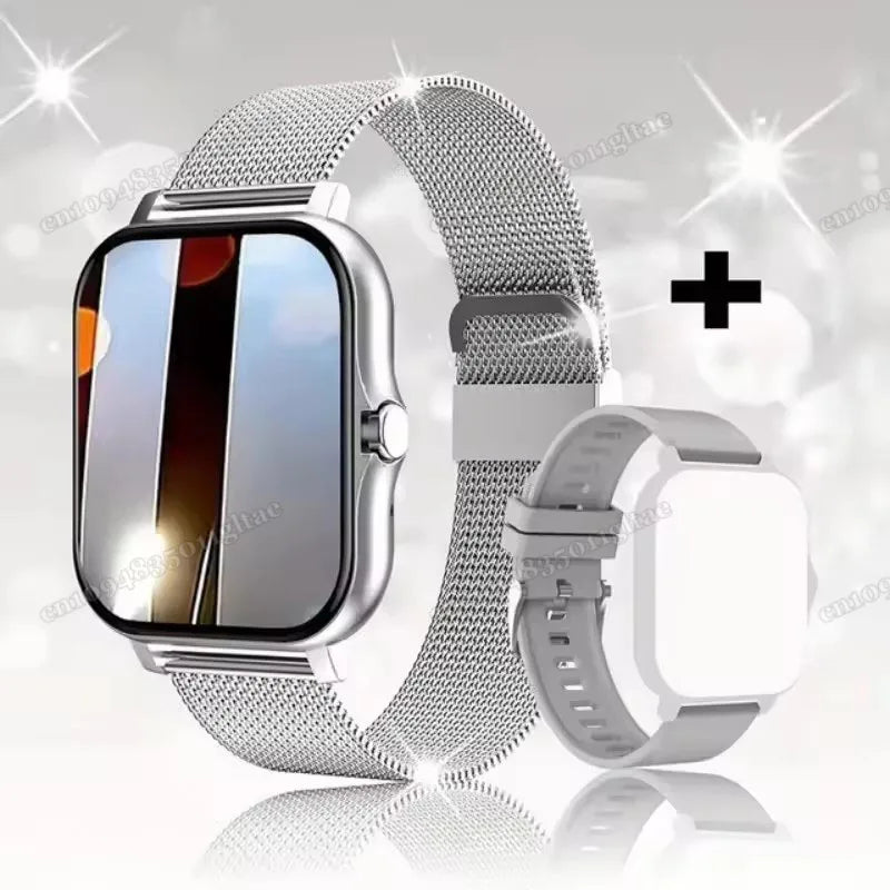 New Smart Watch Android Phone 1.44''Inch Color Screen Bluetooth Call Blood Oxygen/Pressure Monitoring Smart Watch Women Men HT30