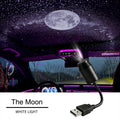 Car Interior Light Roof Star Light USB LED Starry Atmosphere Projector Decoration Night Party Decor Romantic Saturn Galaxy Light
