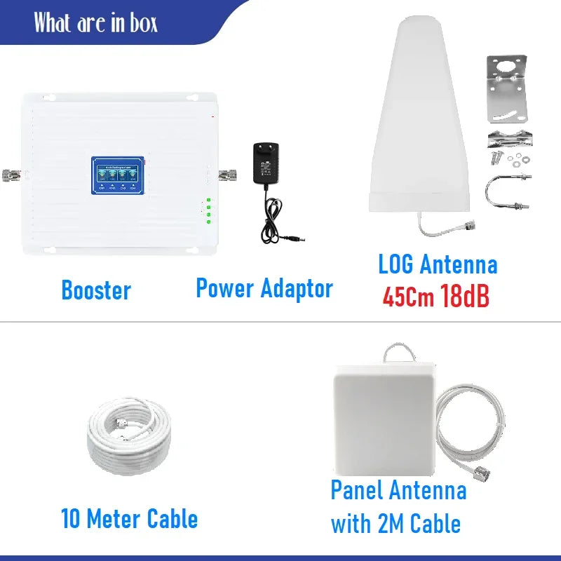 HWATEL 3 Day KSA No Tax Cellular Mobile Device Communication Antenna 900 1800 2100 Extender Repeater