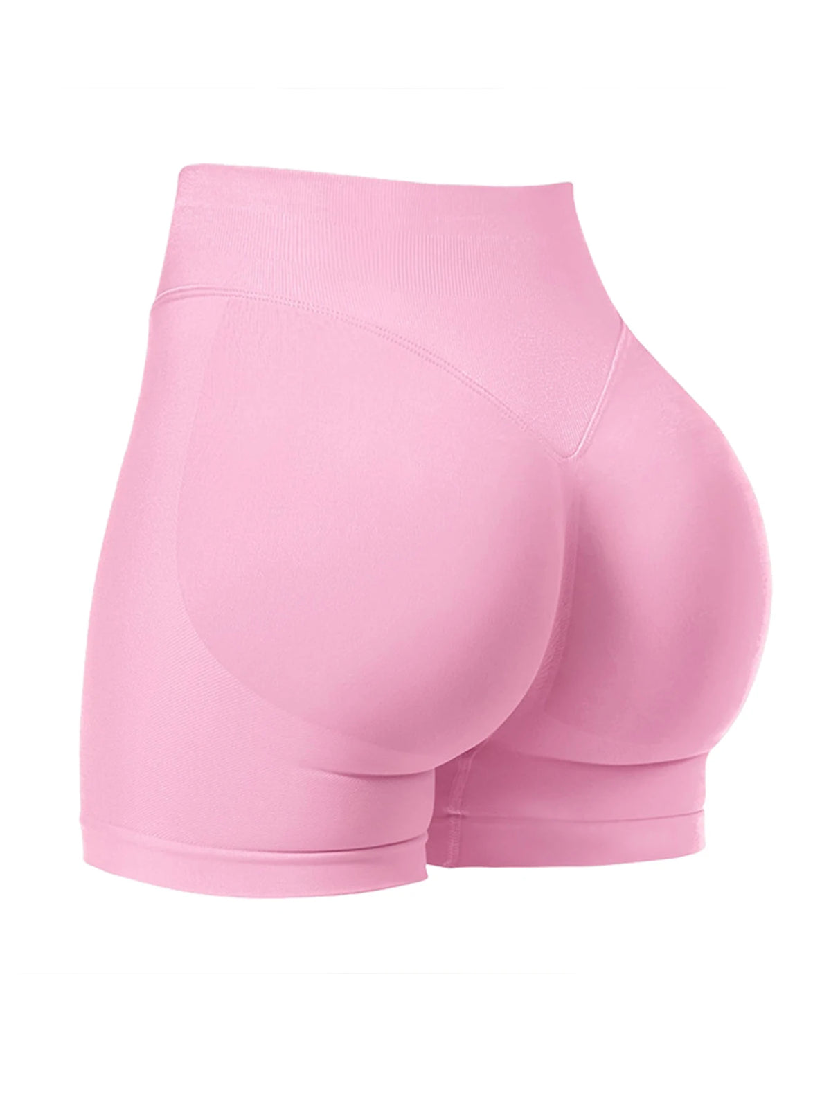 Women's High-Waisted Seamless Fitness Shorts: Tummy Control Compression, Butt-Lifting, High-Elastic Breathable, for YOGA