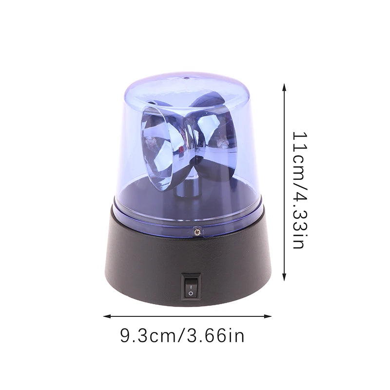 LED Strobe Light for Car: Flashing Circular Signal Lamp, Battery-Powered, Ideal for Ceiling Mount in Truck or School Vehicle