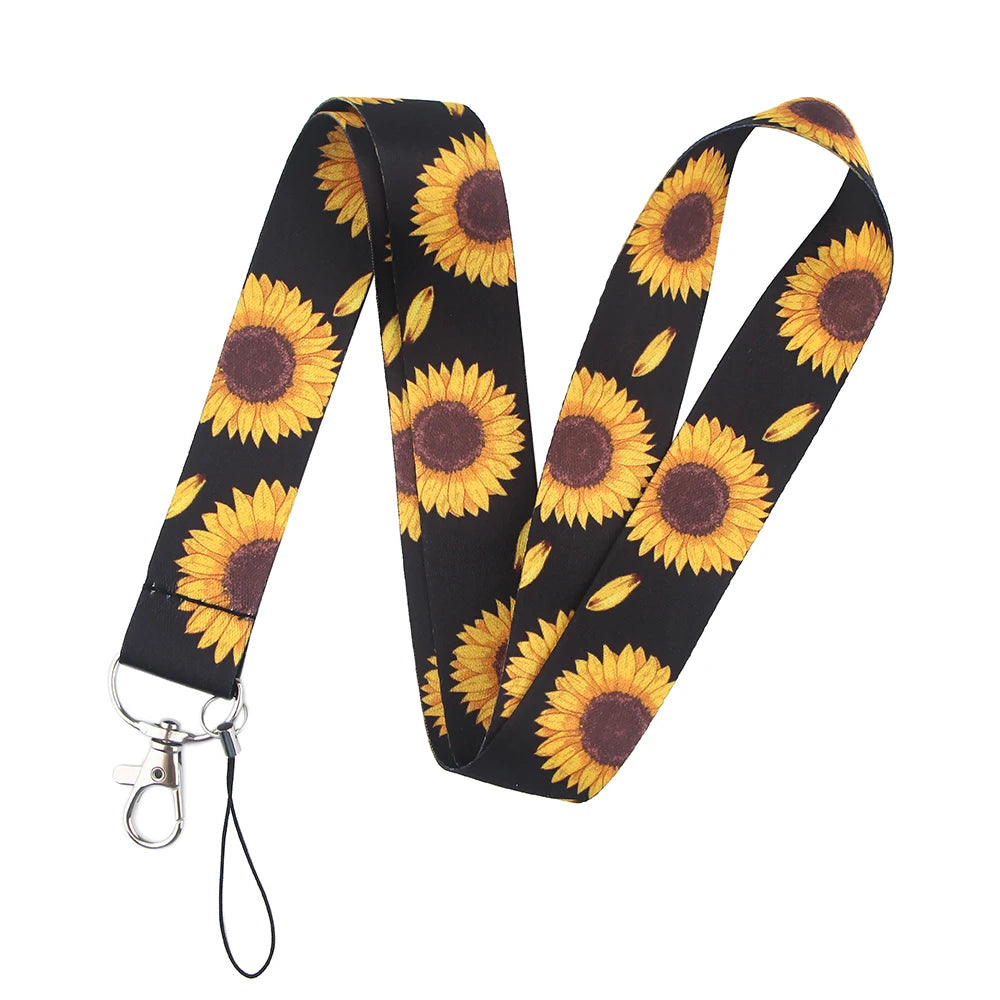 100 Designs Cute Art Lanyard for Keys Chain Badge Holder ID Credit Card Pass Hang Rope Lariat Mobile Phone Charm Accessories