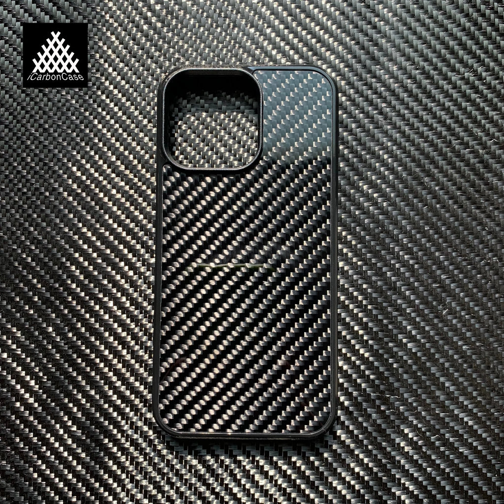 Magnetic Real Twill Woven Carbon Fiber Case for iPhone 18 17 Air 16 15 14 13 12 11 Pro Max 16+ 15+ with Magsafe Phone Back Cover
