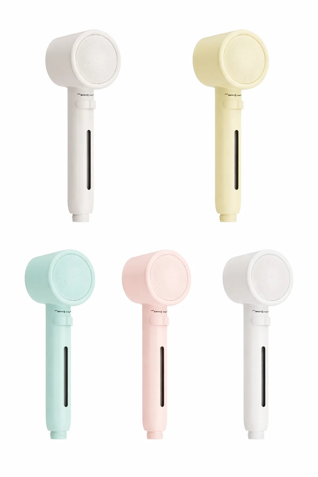 Double-Sided High Pressure Filter Showerhead, Macaron Handheld for Hard Water Chlorine Removal, Bathroom Skin Care Sprayer