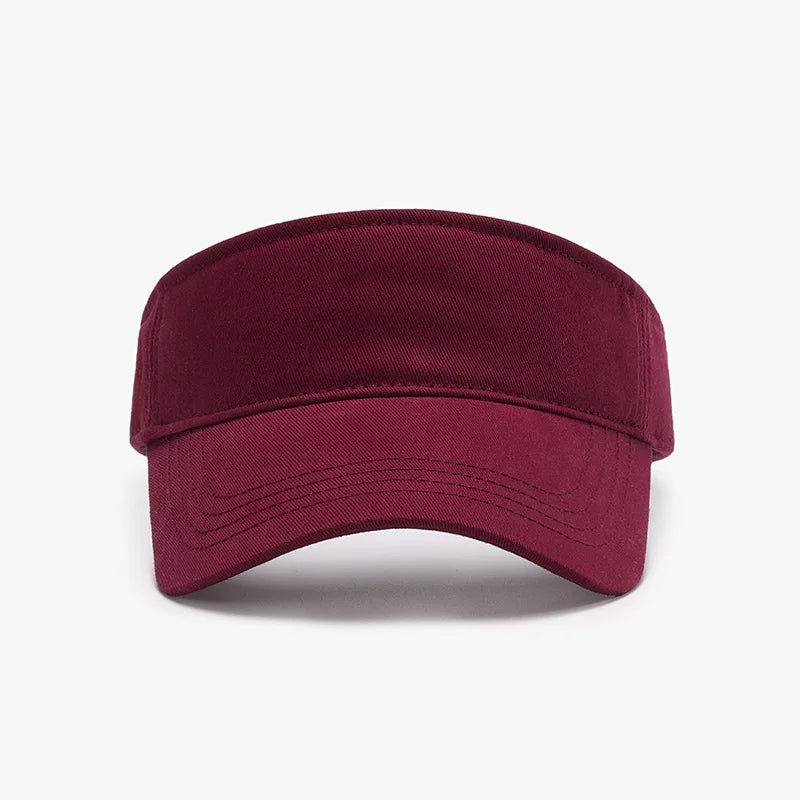 Summer outdoor UV protection visor hat for women, versatile, breathable, large head circumference, sun protection sun hat