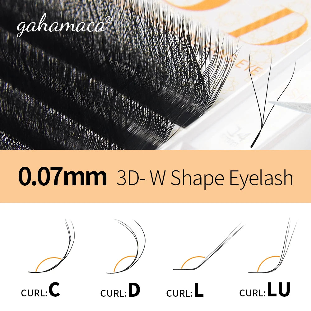 Colored Lashes Eyelash Extensions C/D/L/LU(M) Curl Mix 8-15mm Natural Soft Individual Green/Blue/Brown/Purple/Pink Eyelashes