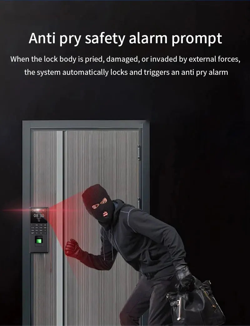 Palm Vein Face Recognition Access Control System Employee Attendance Machine Fingerprint Unlocking RFID Card