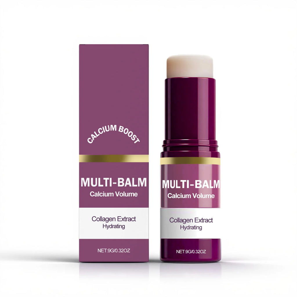 PDRN Calcium Volume Multi Balm Korean Anti-Oxidant Formula for Face, Eyes & Neck Hydrating, Firming Skin Treatment with Collagen