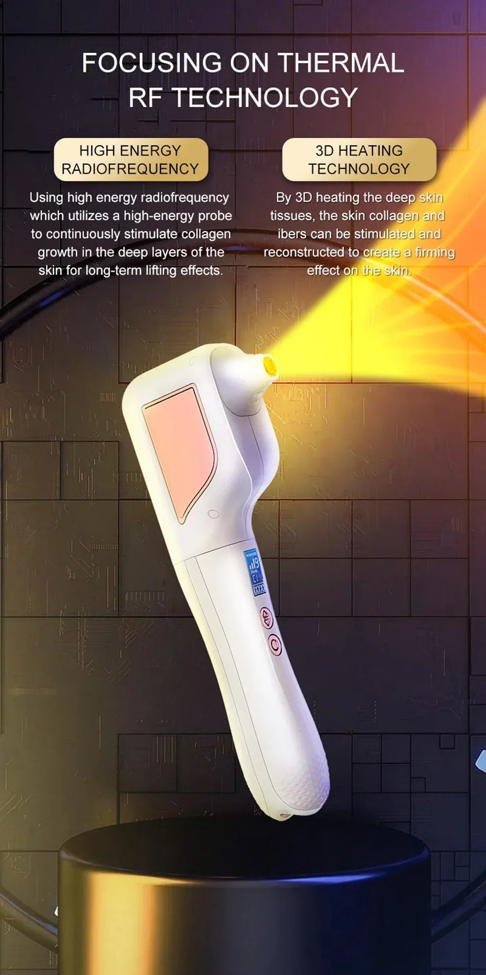 Home Use Electric Face Lifting Device Dot Matrix Beauty Massager Home Wrinkle Remover Skin Tightening Facial Massage Machine2025