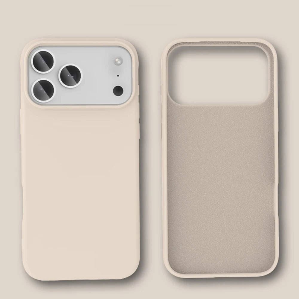 Shockproof Soft Liquid Silicone Phone Case For iPhone 18 17 Air 16 16E 15 14 13 12 11 Pro Max Plus Skin Feeling Protection Cover