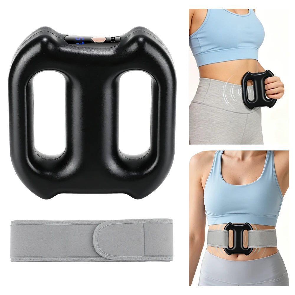 3 Mode 5 Speed Fascia Ring Massager with Strap Rechargeable Muscle Relax Body Slimming Massage Weight Lose Home Gym Deep Tissue