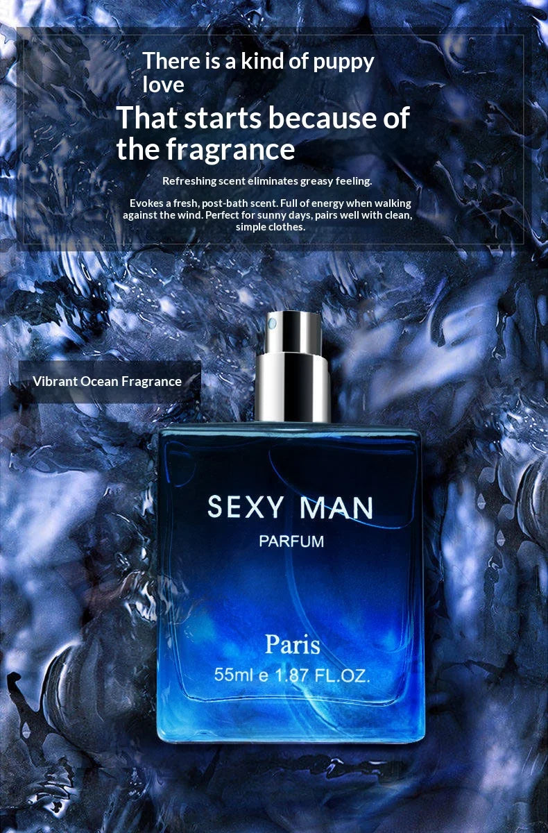 Brand Ocean Perfumes Man Perfume For Man Sandalwood Spray Flirting Pheromone Long Lasting Woody Gentleman Dating Gift