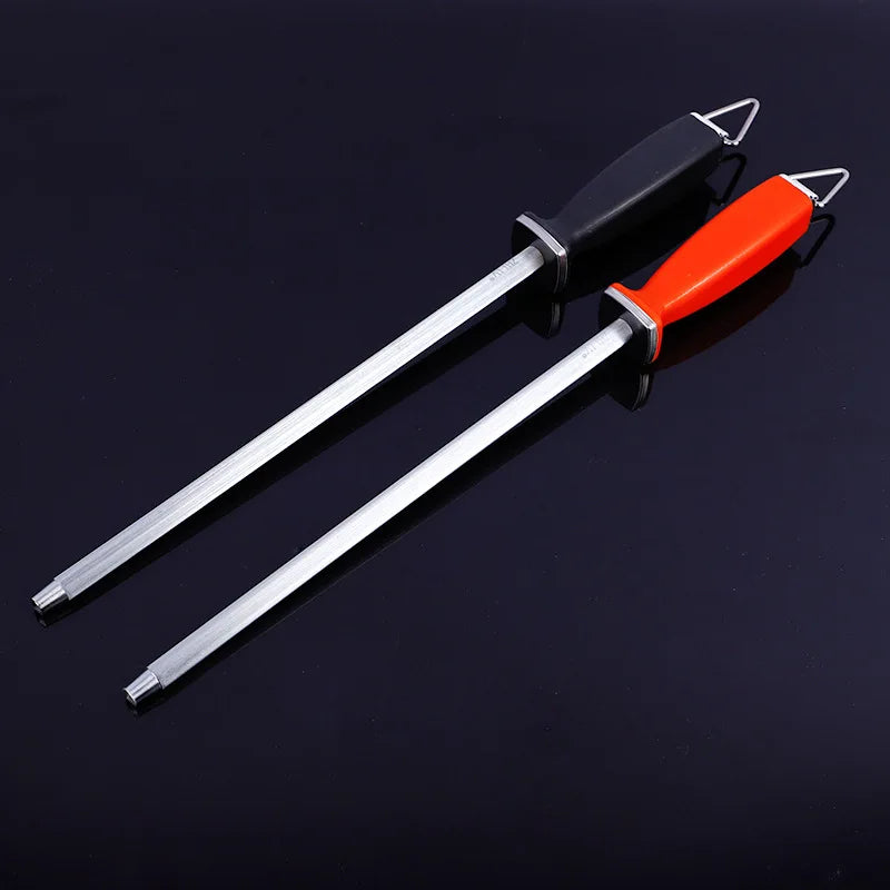 Diamond Sharpening Rod Tungsten Steel Carbon Steel  Kitchen Gadgets Slaughterhouse Butcher Ceramic Household Knife Sharpener