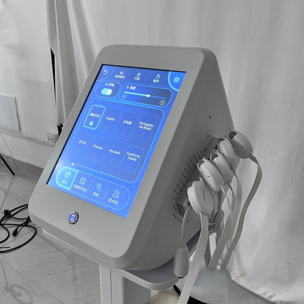 Professional EMS Face Lifting Machine Face Sculpting EMS Wrinkle Removal RF Skin Tightening Stimulator