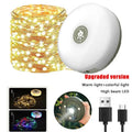 4-in-1 Camping Light LED Reel String Lights Outdoor USB Camping Lamp Recyclable LED Night Light For Garden Tent Room Decor