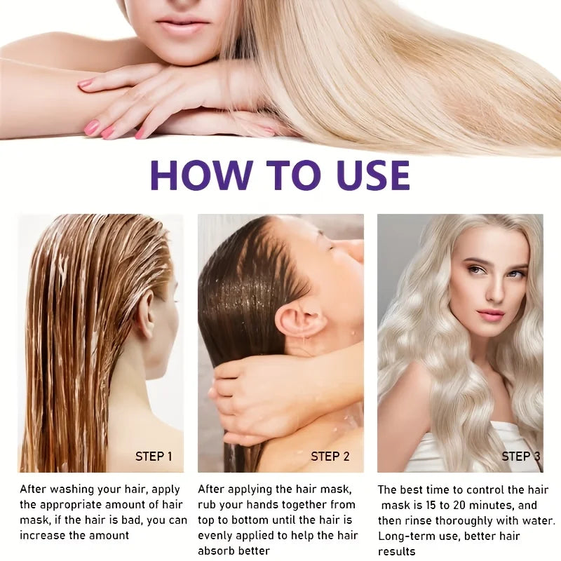GSWP Botox Keratin Hair Mask. Moisturizing and Strengthening Effects for Damaged, Dry Hair, Reduces Frizz, Split Ends. 100/200ML
