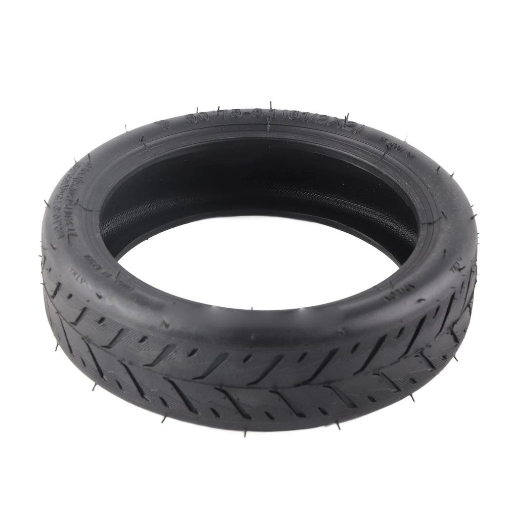 Scooter Tire Replacement 50/75‑6.1 Electric Scooter Tire Rubber Grooves Excellent Grip Shock Absorption Electric Scooter Parts
