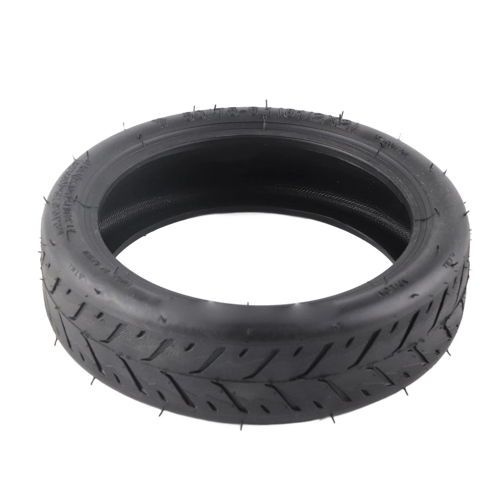Scooter Tire Replacement 50/75‑6.1 Electric Scooter Tire Rubber Grooves Excellent Grip Shock Absorption Electric Scooter Parts
