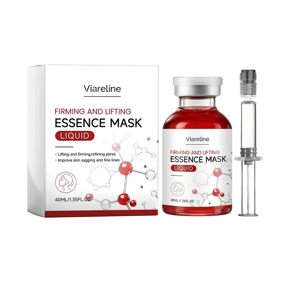 Lifting Firming Essence Mask Liquid 40ml Deep Hydrating Face Serum for Fine Lines & Sagging, Pore Minimizing Skin Care