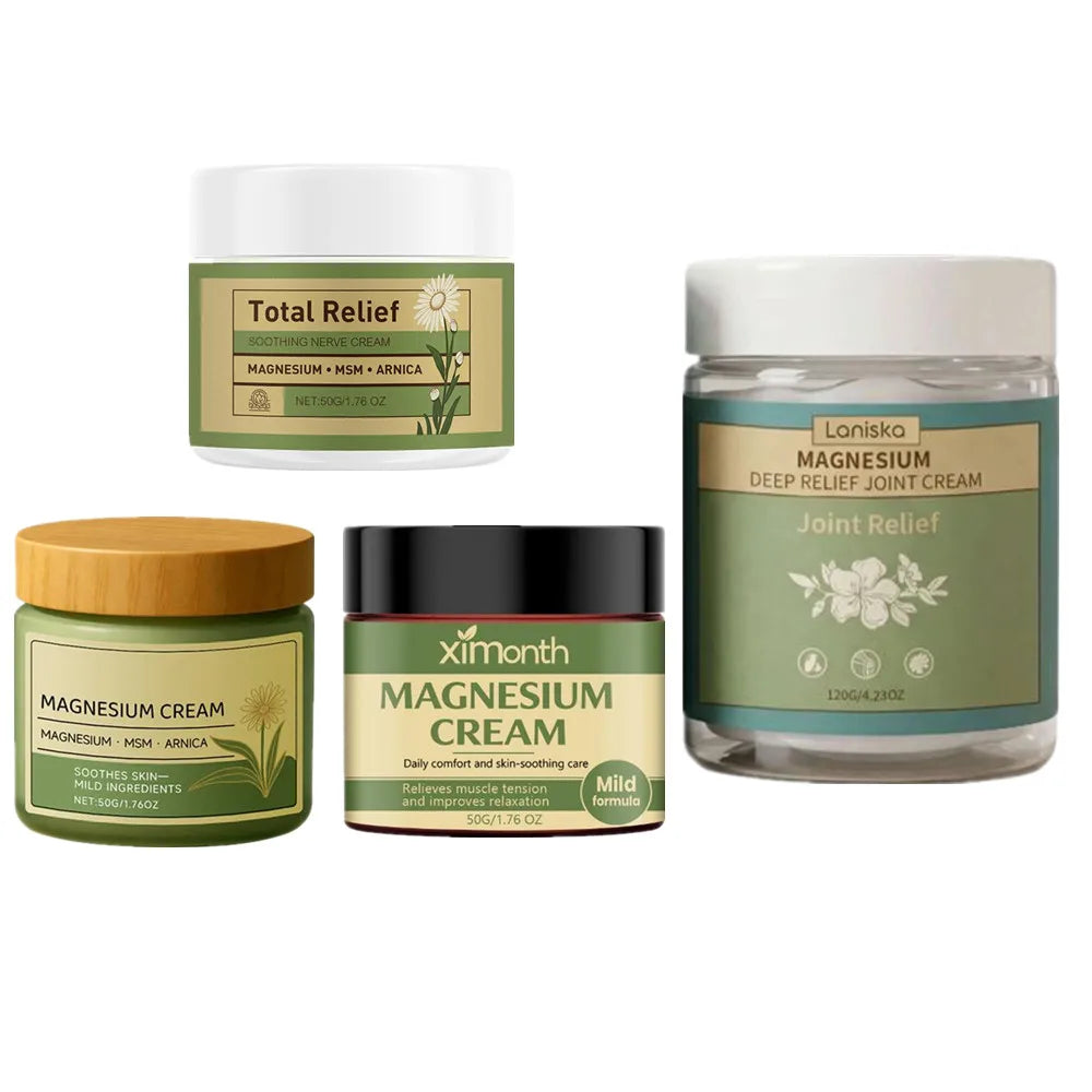 1-3Pcs  Magnesium Soothing Body Cream - Relieves Tension & Muscle Discomfort, Deep Moisturizing Joint Relief Cream for All Skin