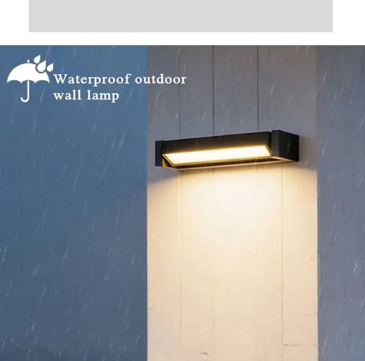 IP65 Waterproof Outdoor LED Wall Lamp Rotatable lamp Villa courtyard garden porch outdoor light Aluminum Wall Lights Fixture