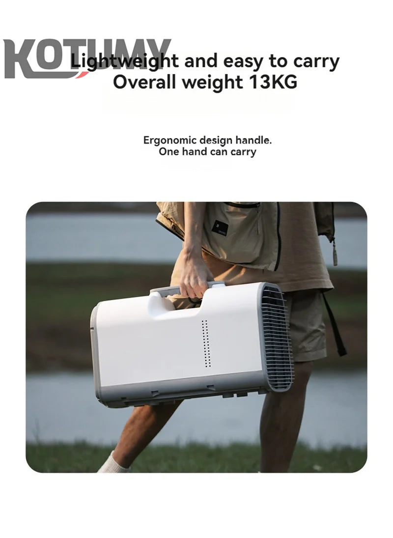 CHKJ Portable Air Conditioner Outdoor Camping Cooler with Remote Control And Audio Intelligent Hidden Panel 110v/220v