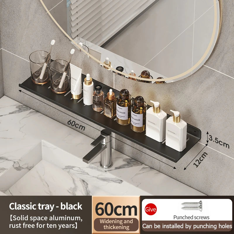 Faucet Storage Tray, Bathroom Storage Rack, Mirror Front Toilet, Washbasin, Washbasin, Bathroom Rack