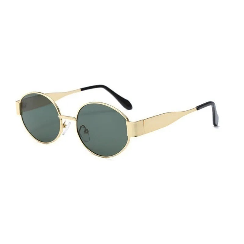 Retro Oval Sunglasses for Women Men Trendy Sun Glasses Classic Shades UV400 Protection Fashion Sun Glasses