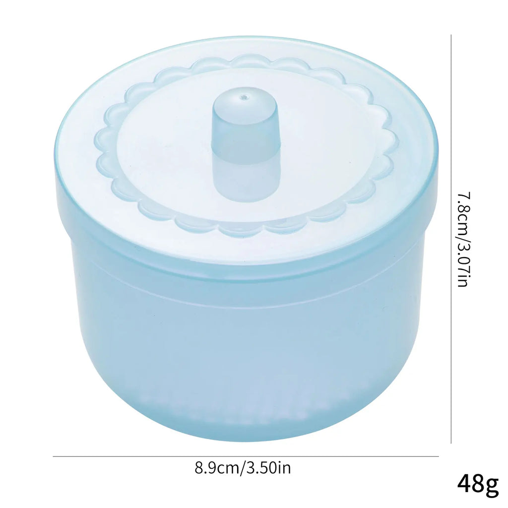 Nail Drill Bits Disinfection Box Double Layer Filtration Cleaning Box Manicure Storage Case Nail Brush Cleaning Container