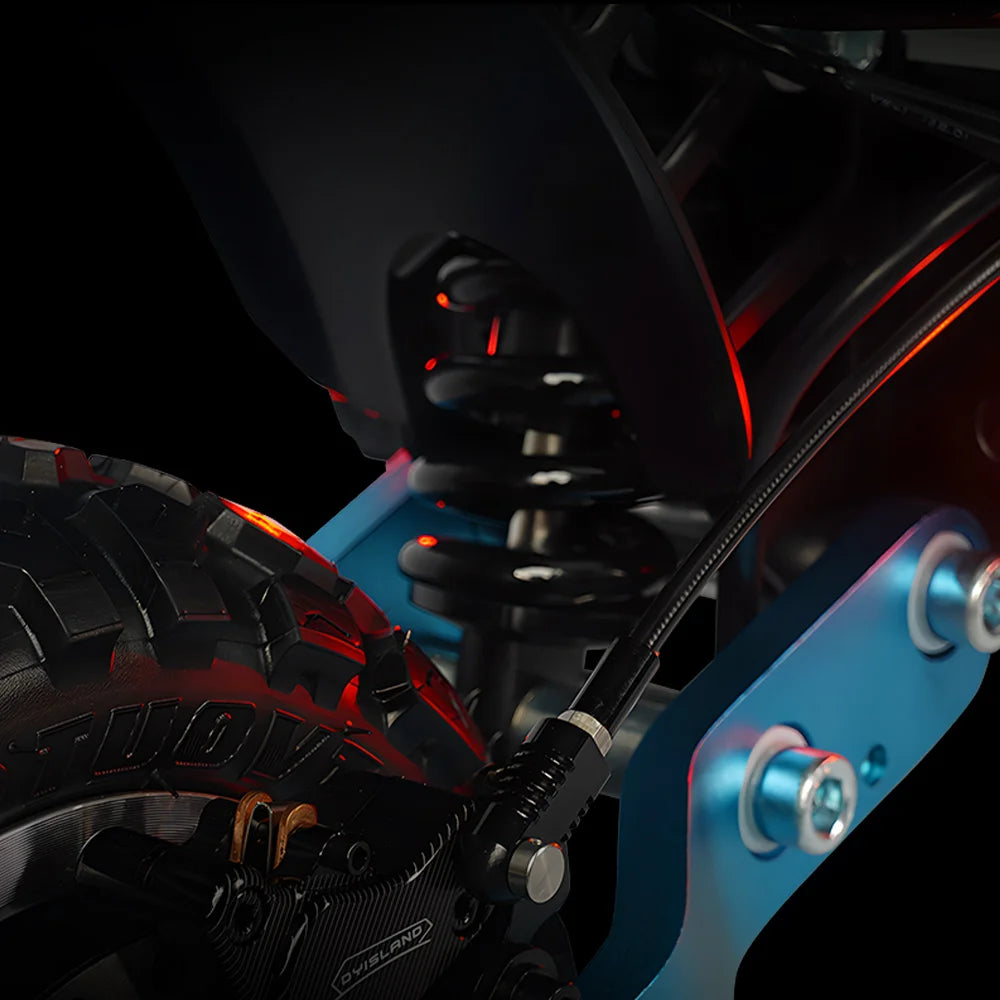 6000-watt off-road two-wheel electric scooter Dual motor lithium battery Digital folding 150kg European warehouse inventory