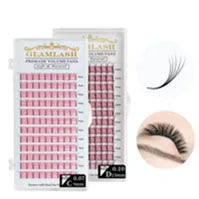 Colored Lashes Eyelash Extensions C/D/L/LU(M) Curl Mix 8-15mm Natural Soft Individual Green/Blue/Brown/Purple/Pink Eyelashes
