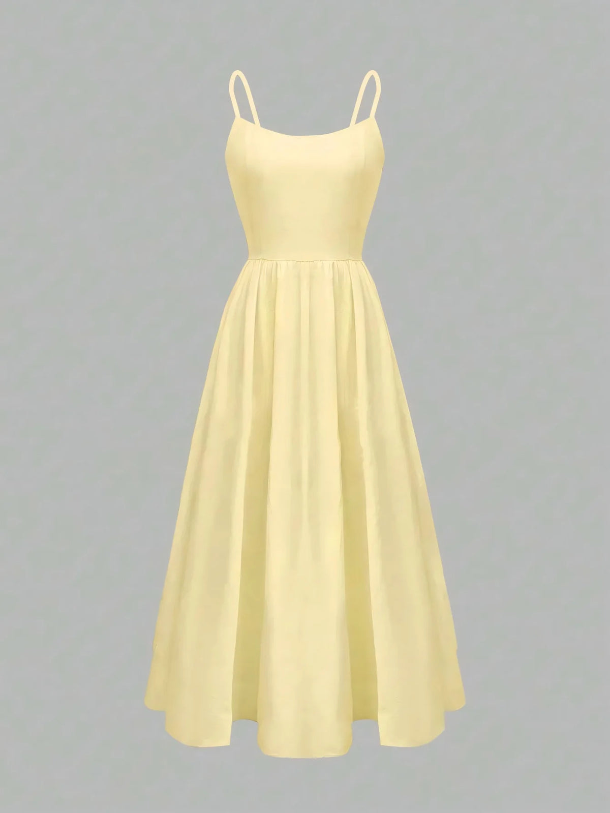 Dresses For Women 2026 Summer Suspender Dress Solid Swing Sundress Sleeveless Spaghetti Straps A Line Beach Party Dresses