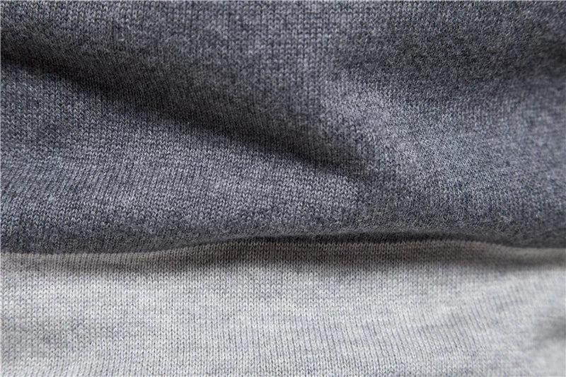 Pop European And American Young Men's Casual Knitted Sweater. New Autumn And Winter Style Striped Pullover Base Layer.