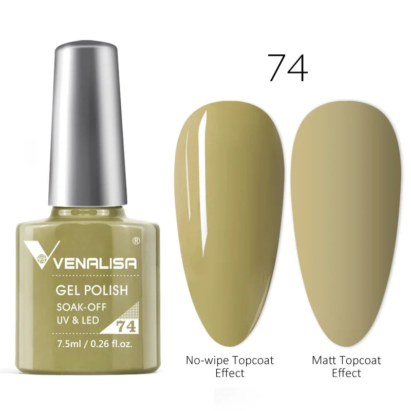 Venalisa TPO Free Earth Brown Autumn Color Collection Nail Gel Polish Soak Off UV LED Gel Varnish Gorgeous Gel Nail Manicure