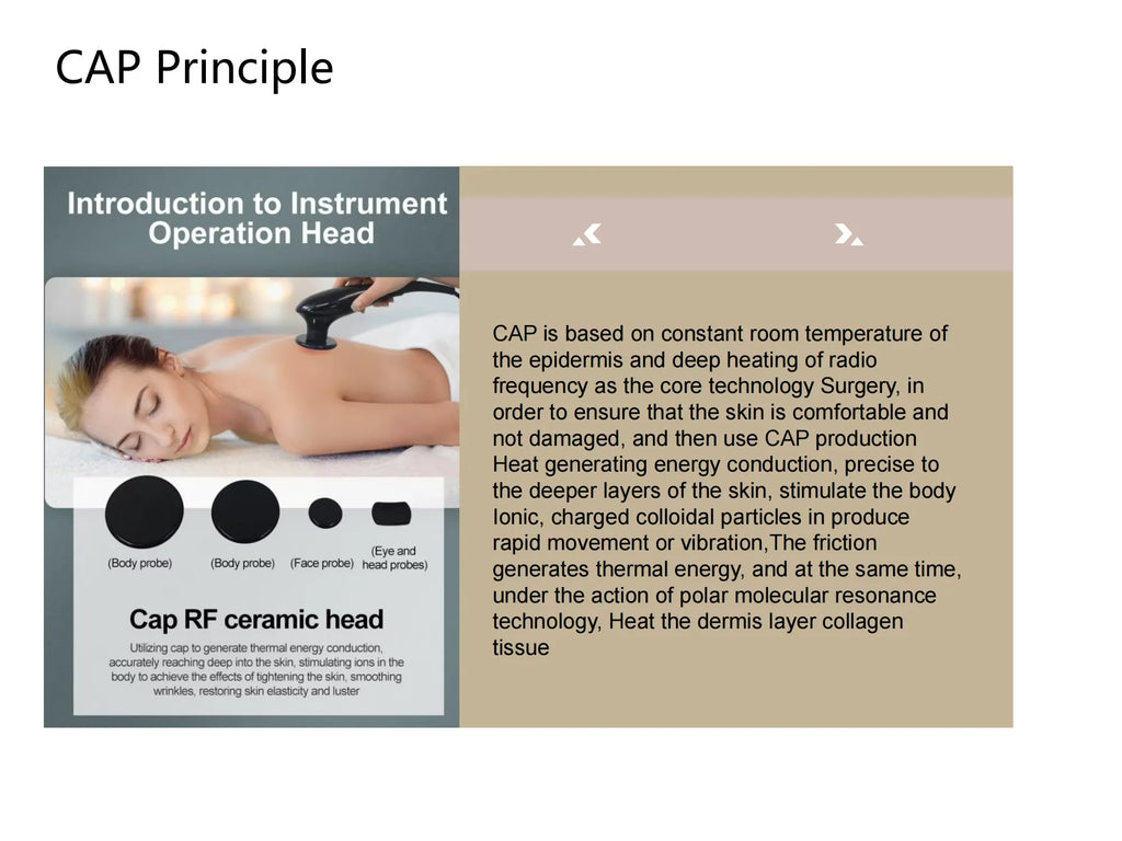 Portable Professional Tecar Therapy Machine for Pain Relief Physical Therapy Diathermy Home Muscle Recovery