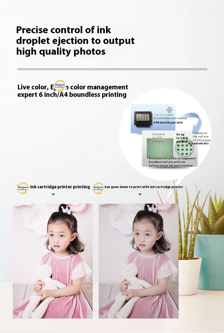 L1218 L130 L360 L380 Epso.n Inkjet Printer Color Small Printer Inkjet A4 Computer Printing Can Print Photos