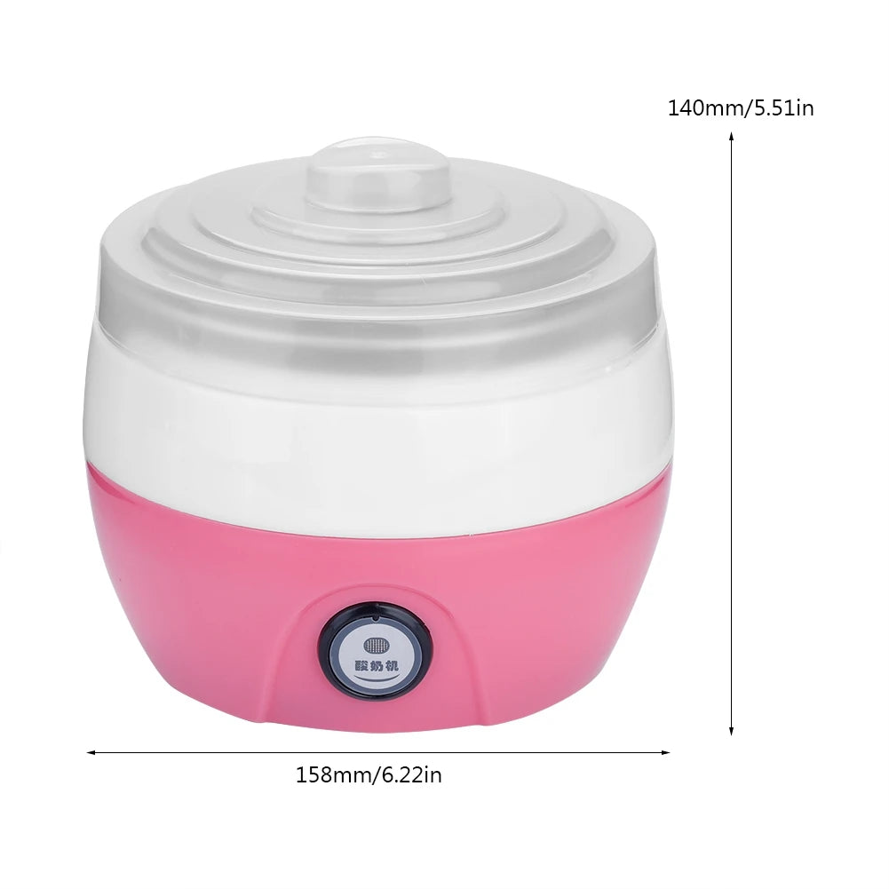 DIY Maker Household Automatic Electric Stainless Steel Inner Container Yogurt Machine Yogurt Maker Machine 1L for Kitchen Home
