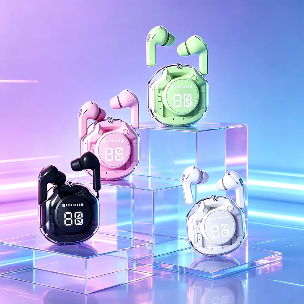TWS Earphones Wireless Bluetooth 5.3 Headphones HD Microphone Call Noise Reduction Earbuds HiFi Stereo Touch Control Headsets