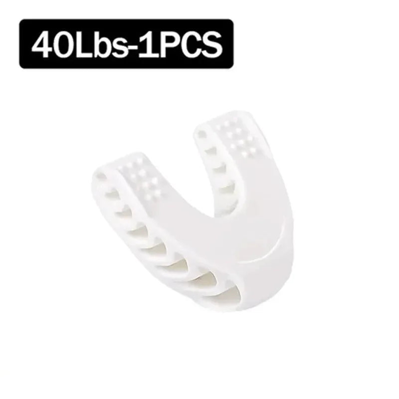 New Facial Mouth Jawline Face Fitness Muscle Chew Ball Bite Breaker Training Equipment U Shape Jaw Exerciser
