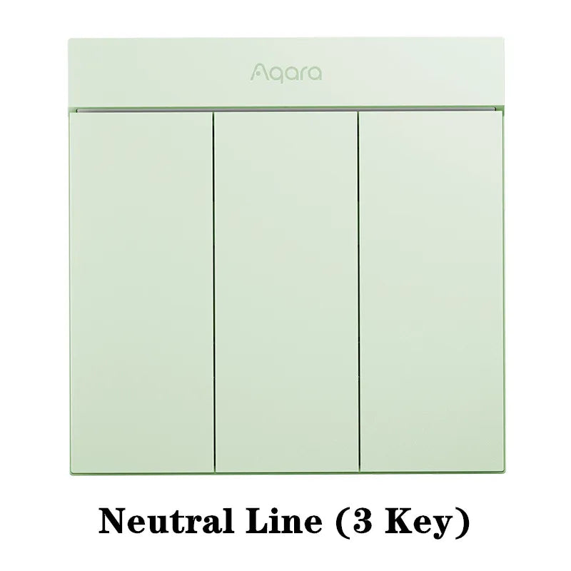 Aqara Smart Wall Switch H1M With Neutral Line Wireless Key Light Switch Zigbee Multiple Control Modes Smart Wall Light Switch